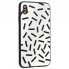 Чохол для телефону iPhone Xs Max, TPU, з білим принтом, гнучкий та легкий