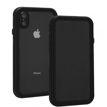 Водонепроникний захисний чохол для iPhone Xs Max Armor-X, TPU, чорний, ударостійкий, легкий доступ до кнопок