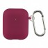 Защитный чехол для AirPods 1/2  Microfiber, цвет Marsala