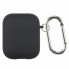 Защитный чехол для AirPods 1/2  Microfiber, черный