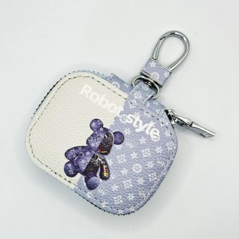 Універсальна сумка для навушників Robot Style, біла, для зберігання і захисту, компактний розмір