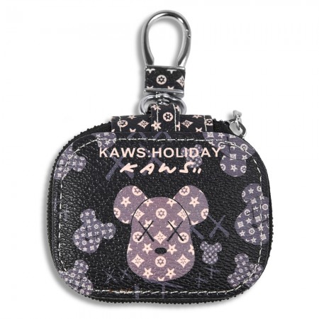 Універсальна сумка для навушників Robot Style, чорна, водовідштовхувальна, з захисним карманом для кабелю