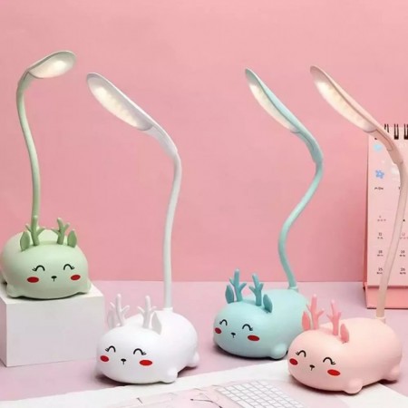 Детский настольный светильник UKC 2191B, 250 mAh, LED, белый