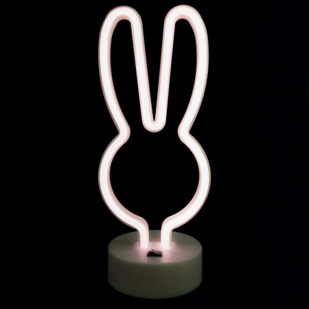 Нічний світильник Neon Lamp series Bunny, білий заєць