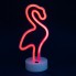 Нічний світильник Neon Lamp series Flamingo, червоний фламінго