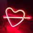 Нічний світильник Neon Sign Red Arrow Heart