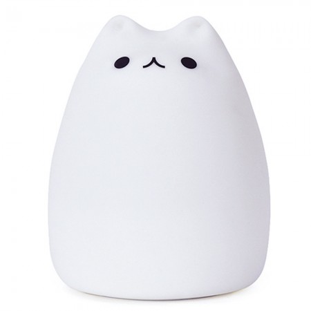 Нічний світильник Little Cat Design 02, силіконовий, багатоколірний