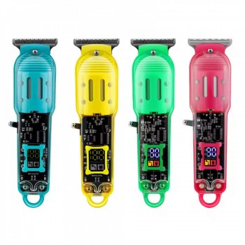 Машинка для стрижки волос Color T9 з насадками і регулюванням довжини стрижки