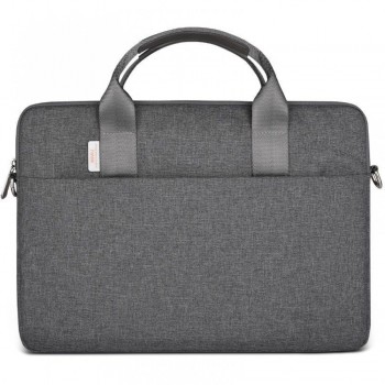 Сумка для ноутбуків macbook 14" wiwu minimalist laptop bag — сірий