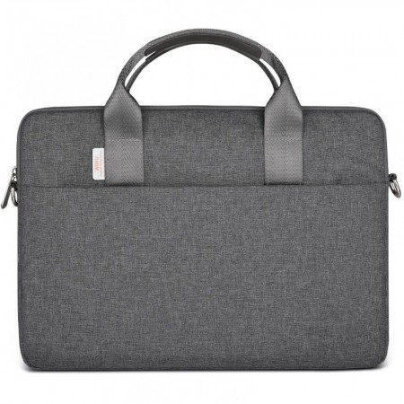 Сумка для ноутбуків macbook 14" wiwu minimalist laptop bag — сірий