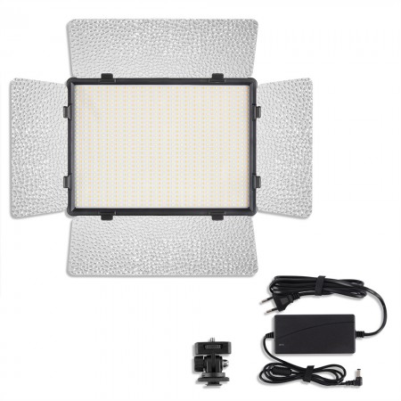 Лампа видеосвіт LED P900 Veron, 900 Вт, регульована яскравість, охолодження, кольорова температура 3200-5600K