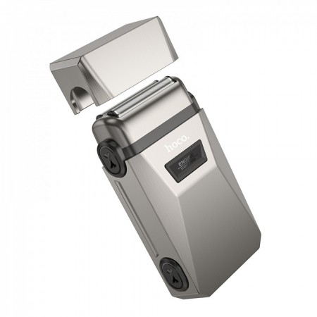 Машинка для стрижки волосся Hoco HP31 Silver, цинковий сплав і ABS, IPX7, 35 хв роботи, 1 година зарядки, захист від води, сумка для зберігання