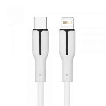 Кабель USB-C на Lightning Veron CL06, 27W, 1 м, тканинна обплетка