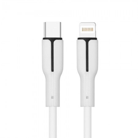Кабель USB-C на Lightning Veron CL06, 27W, 1 м, тканинна обплетка