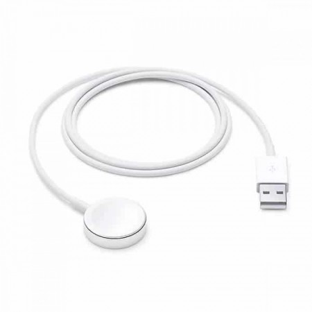 Беспроводна зарядка WiWU M7 для Apple Watch — біла, швидке зарядне пристрій, сумісність з Apple.