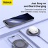 Бездротова зарядка Magnetic Wireless Charger 15W Baseus (CCJJ05) Simple Series 2, 5V-12V вхід, 15W вихід, компактний розмір 92x92x6,5 мм, вага 49 г