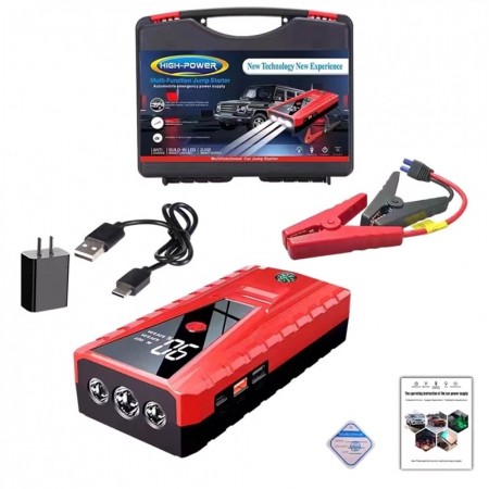 Автомобільний Jump Starter 34PRO Veron - Портативний акумулятор 800A, Power Bank, LED ліхтар
