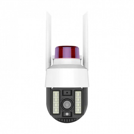 IP WiFi камера 3MP V380-Q15 - бездротова система з нічним баченням, роздільна здатність 1920x1080, поворотна, з 2-стороннім звуком та підтримкою ONVIF, комплект з зарядним пристроєм