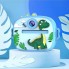 Дитячий фотоапарат AM-300 Print Camera Dino Blue, моментальний друк, екран 2,4 дюйма