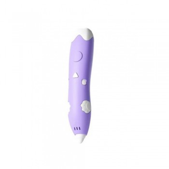 3D-ручка XYZprinting da Vinci 3D Pen з пластиком 3 кольорів, фіолетова