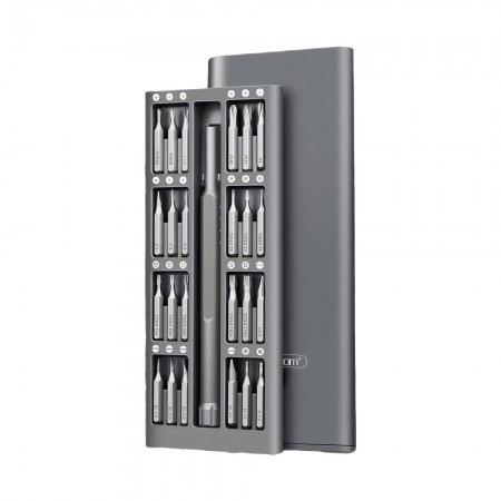 Набір викруток з бітами Earldom ET-T01, 24-в-1, магнітний наконечник, алюмінієва ручка