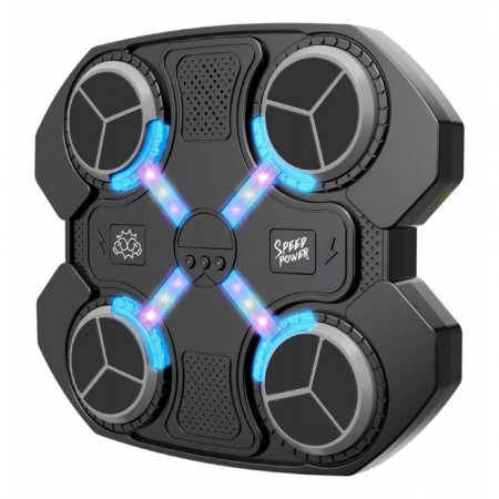 Боксерский тренажер на стену HLD 8818-1 мишень для бокса, с подсветкой, Bluetooth и USB-питанием