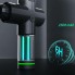 Портативний ручний масажер Fascial gun M7003, 30 швидкостей, LCD дисплей