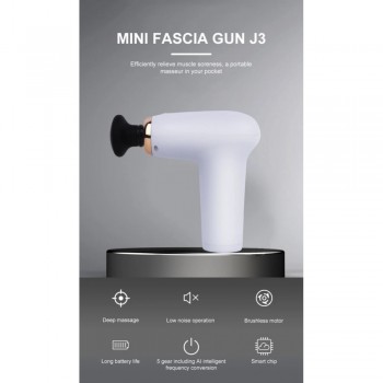 Масажний пістолет J3, портативний, алюмінієвий сплав