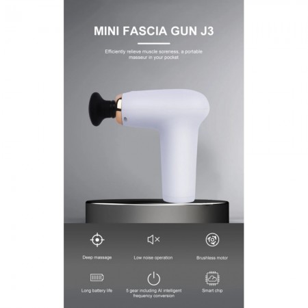 Масажний пістолет J3, портативний, алюмінієвий сплав