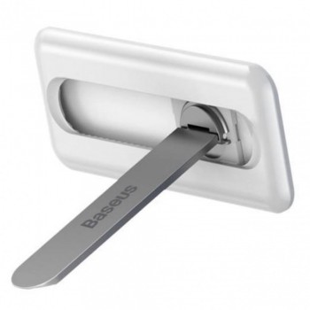 Підставка для телефону Baseus LUXZ0000 Складаний Обертовий Кріплення, біла, складна, регульована