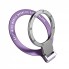 Підставка для телефону Colorful Ring With MagSafe, фіолетова, магнітна, обертаюча