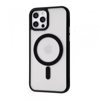 Захисний чохол для iPhone 14 Pro Max Colorful Matte Case з MagSafe, чорний