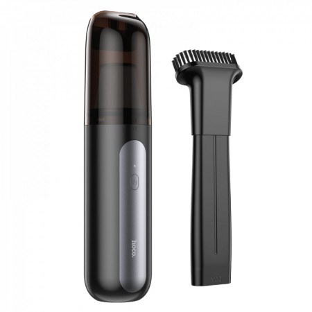 Портативний автомобільний пилосос Hoco ZP1 Cool, чорний і сірий, потужний і компактний