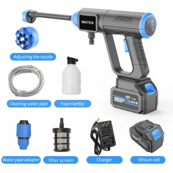 Портативна автомийка мийка високого тиску MDHL 48V, 200Вт, 30бар, 3000об/хв