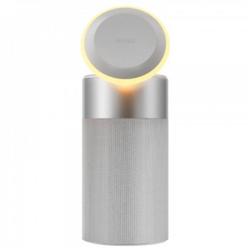Беспроводне зарядне пристрій 3 в 1 з Bluetooth-колонкою WiWU Wi-W022: швидка зарядка, LED-підсвітка, магнітна установка