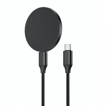 Бездротовий зарядний пристрій WiWU Wi-W034, 15 Вт, кевларовий кабель 120 см