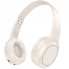 Bluetooth навушники Hoco W46 Milky White, Bluetooth 5.3, 20 годин роботи, 200 мАг