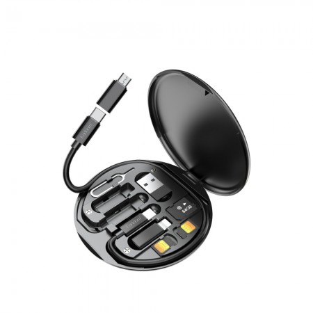 Кабель 3 в 1 (L, M, S) 2A 1м Earldom ET-TC20, сумісний з Android та iOS