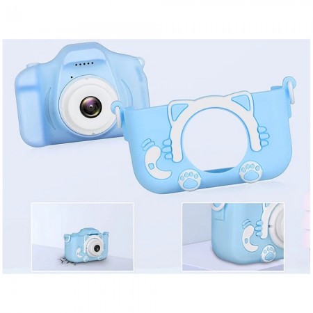 Дитячий фотоапарат Children's fun Camera X15, синій