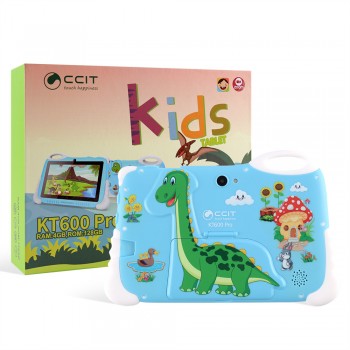 Дитячий планшет CCIT KT600 PRO 128 Gb з динозавром для дітей блакитний - Blue