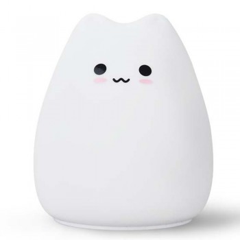 Нічний світильник Little Cat, силіконовий, різнокольоровий