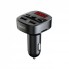 Fm Modulator MP3 Car Charger 3.1A 2USB 1Card Slot Bluetooth Earldom