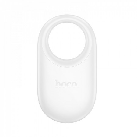 Брелок-антипотеря пошуковий GPS трекер  Hoco airtag E94, підтримка Apple Find My, Pearl White