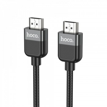HDMI кабель Hoco US09 Чоловік до Чоловіка 4K, 1 м, швидкість передачі 18 Гбіт/с, підтримка 4K 60 Гц