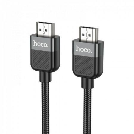 HDMI кабель Hoco US09 Чоловік до Чоловіка 4K, 1 м, швидкість передачі 18 Гбіт/с, підтримка 4K 60 Гц