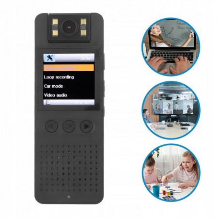 Міні відеокамера CS06, 1920x1080P, нічне бачення, поворотний об'єктив на 180 градусів