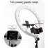 Кільцева LED лампа Veron FS-640 II 55см 100W 3200-5500K з дзеркалом для фото та відео зйомки