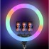Кільцева лампа LED RL-18 RGB, 46 см, 416 світлодіодів
