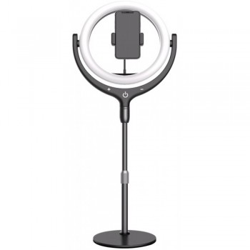 Кільцева лампа комплект LED IOX 26 см 10" F-539A 96 pcs 3300K - 6000К з кейсом для транспортування, пульт в комплекті, тринога Кільцева лампа комплект LED IOX 26 см 10" F-539A 96 pcs 3300K - 6000К з кейсом для транспортування, пульт в комплекті, тринога