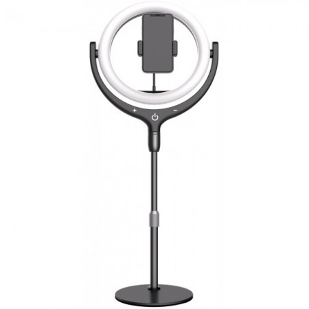 Кільцева лампа комплект LED IOX 26 см 10" F-539A 96 pcs 3300K - 6000К з кейсом для транспортування, пульт в комплекті, тринога